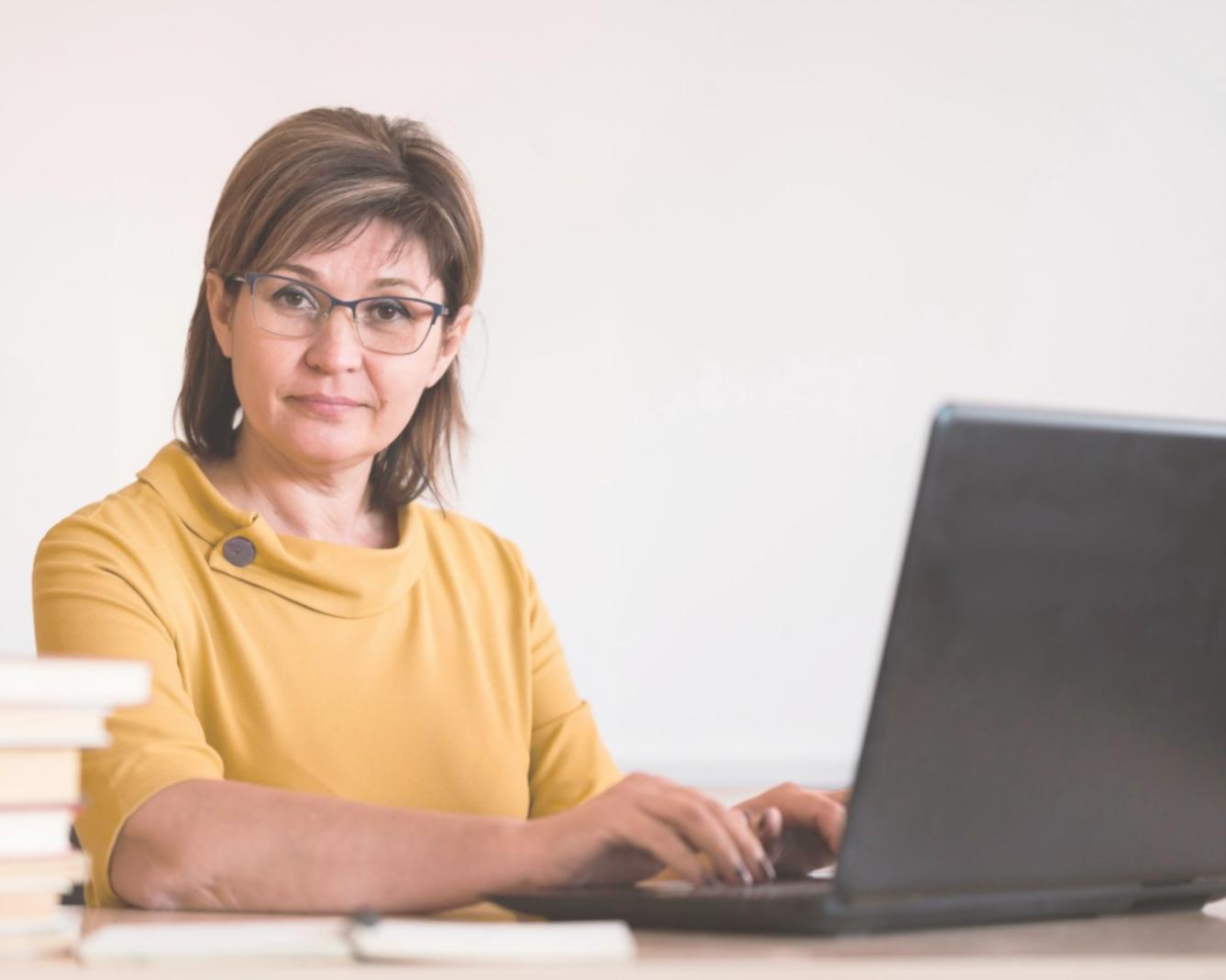 Investment professional reviewing portfolio analysis and market data